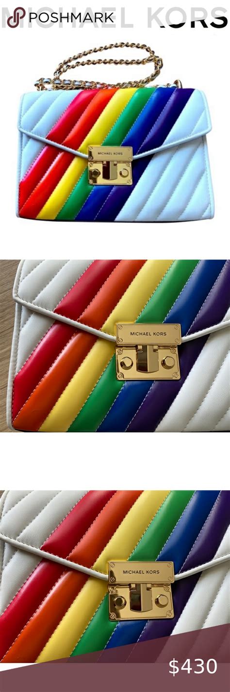 pride wallet michael kors|Michael Kors rainbow tote.